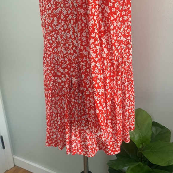 J. Crew Red Floral Dress - Picture 6 of 16